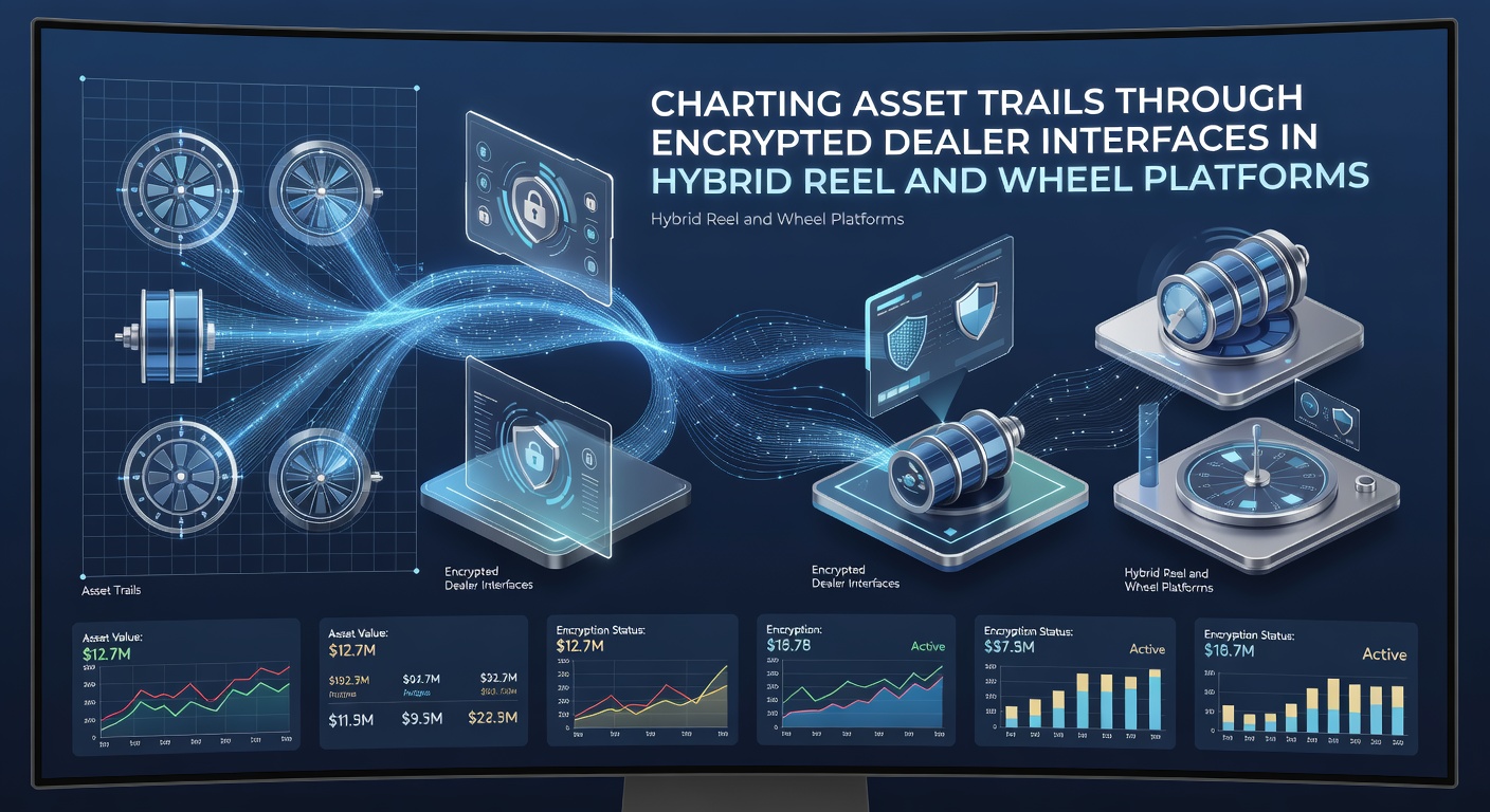Encrypted dealer interface showing real-time asset tracking in a hybrid reel and wheel gaming platform