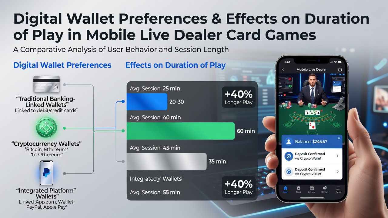 Player using a digital wallet to fund a live dealer blackjack session on a mobile device