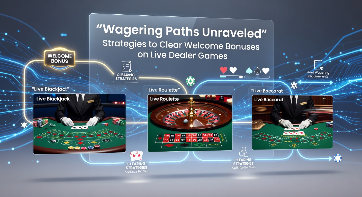 Live dealer blackjack table with cards and chips, illustrating bonus wagering action